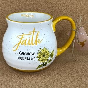 Scripture Collection - 3/$48 - ‘Matthew 17:20’ Inspired Ceramic Mug NWT Firm!